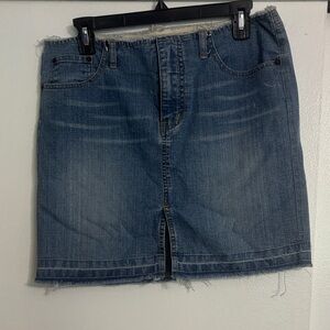 Angels Classic Blue Denim Mini Skirt